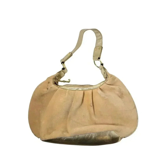 Vintage Juicy Couture Velour Satchel Yellow - Picture 2 of 7